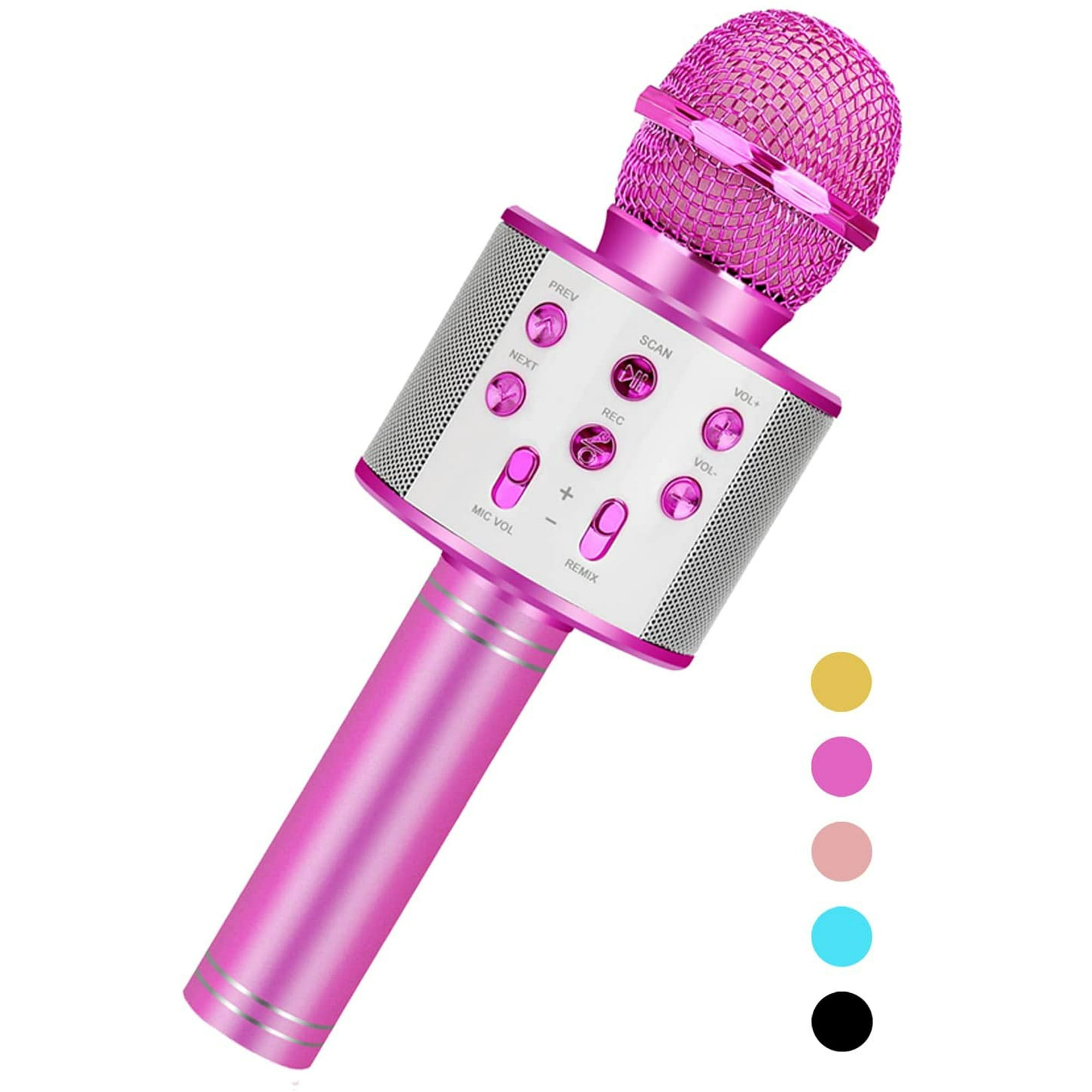 PENGYD Kids Toys for 3 14 Year Old Girls Gifts Karaoke Microphone Machine for Kids Toddler Toys Age 4 12 Purple Walmart
