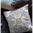 thumbnail image 3 of 18" Divine Flowers Broadcloth Blown and Closed Pillow in Purple Fabric, 3 of 5