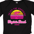 thumbnail image 4 of Inktastic Summer Enjoy the Sunshine Virginia Beach Virginia in Pink Boys or Girls Long Sleeve Baby Bodysuit, 4 of 5