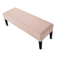 thumbnail image 2 of Bench High Stretch Slipcover Dining Room Bench Seat Cushion Cover Camel, 2 of 9
