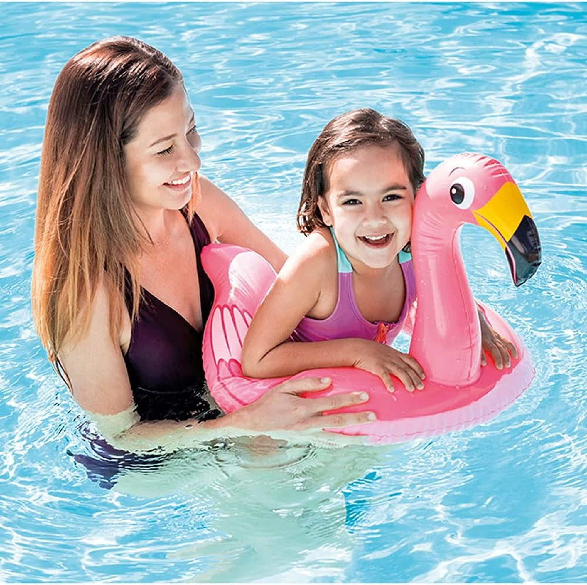 Intex 30" x 21.5" Animal Split Ring Kid's Pool Float Weight Limit Ages 3-6 - One Random Animal Design