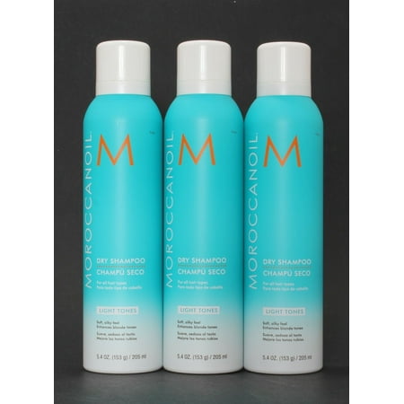Moroccanoil Dry Shampoo Light Tones 5.4 oz, Pack of 3