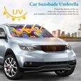 thumbnail image 3 of Elemental Sombrilla Solar para Auto - Protector de Parabrisas Plegable | Cortina Solar Delantero | Bloqueo UV y Aislamiento de Calor 133x73cm, 3 of 6