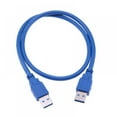 thumbnail image 3 of CNKOO Dual Psu Power Supply Extension Cable for Atx Motherboard Powered Riser Adapter Card W/60cm Usb 3.0 Extension Cable and 4-pin Pci-e to Sata Power Cable-gpu Riser Extender Cable-ethe, 3 of 6