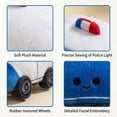 thumbnail image 3 of Plush City Fleet Vehicle Set – Soft Stuffed Police Car, Taxi & Ambulance Toys for Imaginative Play & Automotive Theme Room Decor, 3 of 5