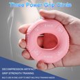 thumbnail image 2 of Grip Strength Trainer with Silicone Rings with 3 Different Resistance Levels for Stress Relief Hand Wrist Muscle Trainer, 2 of 4