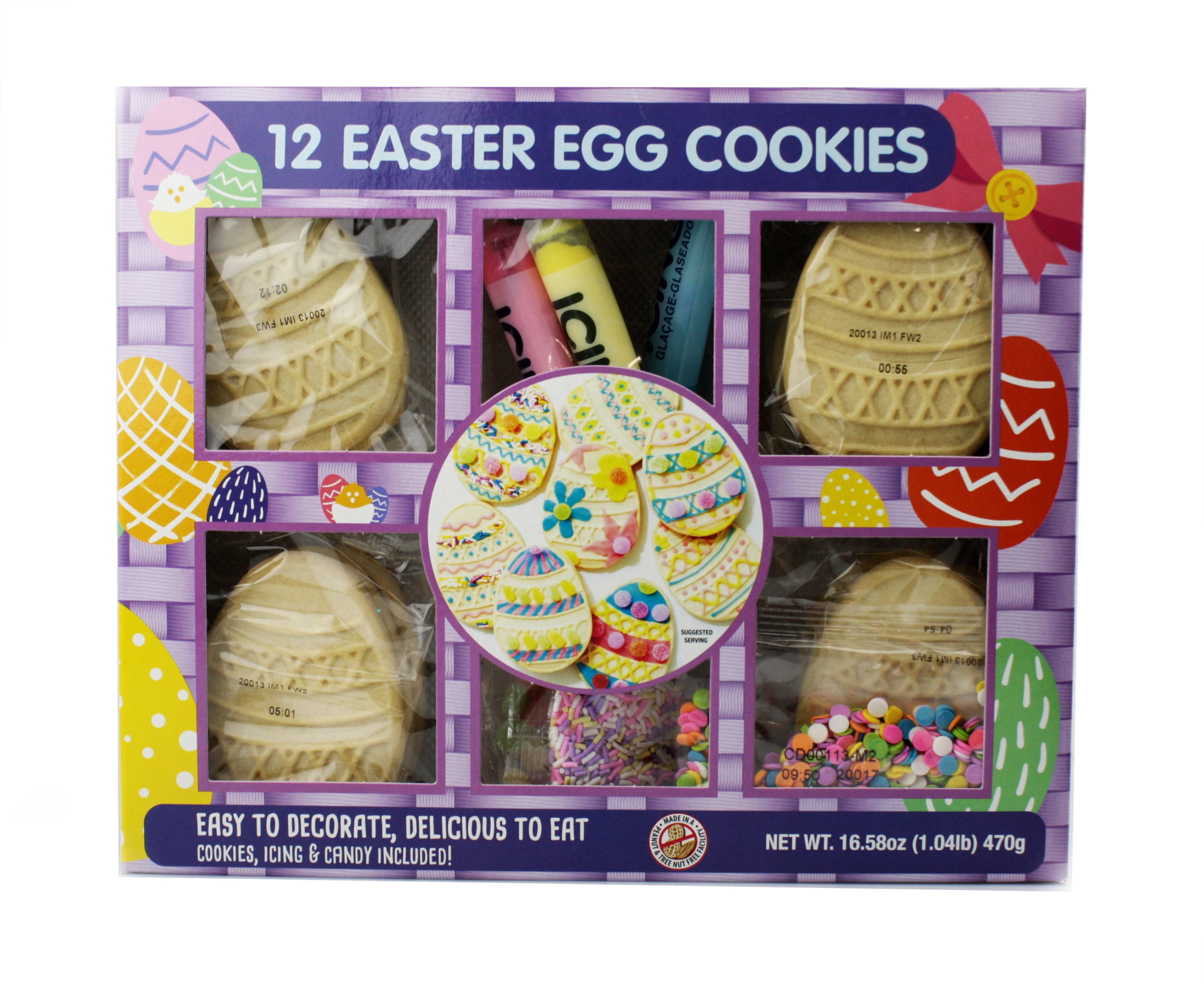 Create A Treat 12ct Easter Egg Cookie Kit – Walmart Inventory Checker ...