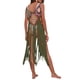 thumbnail image 5 of VISgogo - Bikini para mujer, sin mangas, para playa, con borlas caladas, vestido de verano VISgogo  moda, 5 of 7