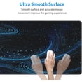 thumbnail image 6 of Large Mouse Pads Black Blue Modern Abstract Fantasy Galaxy Non-Slip Rubber Base, Gaming Mousepad, Keyboard and Mouse Pad with Stitched Edges,PC Desk Mat for Game,Work,Office(31.5"*11.8"), 6 of 6