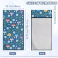 thumbnail image 5 of ZUXONGSY Car Seat Cover Towel Mushroom Daisy Print Athletic Running Towel Seat Covers Portable Auto Front Seat Covers Universal Fit Front Seat Mat, 5 of 8