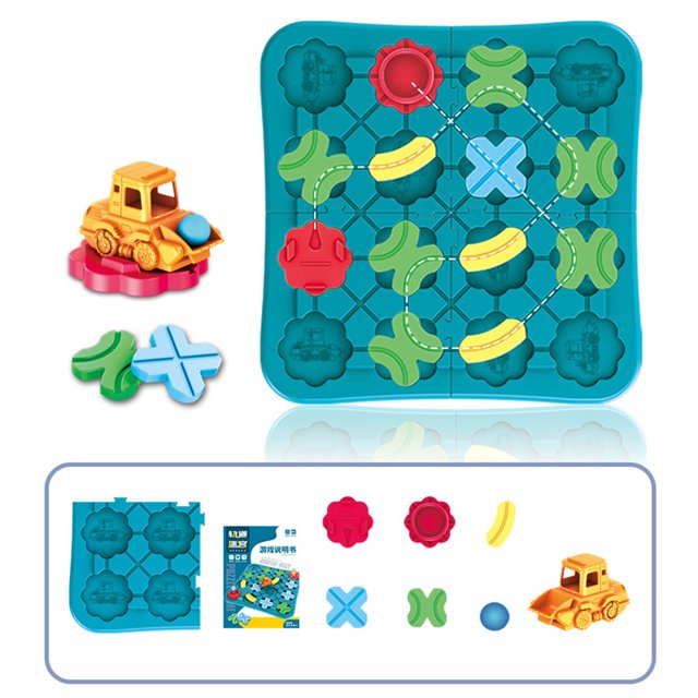 Juguete de carril de pista de laberinto, juguete de coche de pista para niños pequeños, juego de mesa de rompecabezas, juguete de coche de pista para niños pequeños, diseño fácil de usar