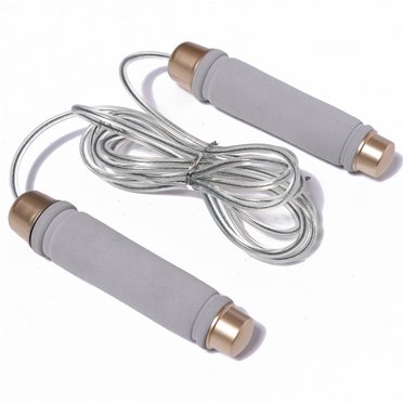 DRAFIDEEP Adjustable Weighted Jump Rope with Ergonomic Handles for and Cardio Exercise Workouts