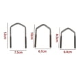 thumbnail image 3 of Support Universel Haute Levée 1-2.5 Po pour Rack de Toit Jeep Wrangler JK TJ, 3 of 5