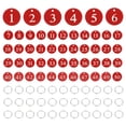 thumbnail image 1 of 50PCS Number Tags 1-50, Number Key Tags Aluminum Numbered Tags Metal Key Tags Keychain with Key Rings for Organizer Field Sales Hangers Clothes Labels ID Tag, Red, 1 of 6