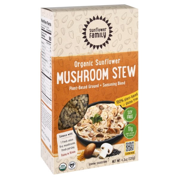 SunflowerFamily® Organic Sunflower Mushroom Stew 4.5oz SunflowerFamily® Organic Sunflower Mushroom Stew 4.5oz
