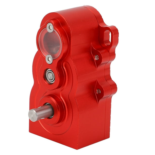 Boîte de Vitesses RC, Moteur Aluminium CNC Boîte de Vitesses Verticale D1RC pour SCX10 1/10 Télécommande Pièces de Mise à Niveau de Voiture, Rapport de Vitesse Réglable Boîte de Transmission Centrale Alliage d'Aluminium