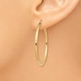 thumbnail image 3 of 14K Polished 2mm Tube Hoop Earrings in 14k Yellow Gold, 3 of 3