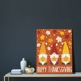 thumbnail image 5 of Sikiie Happy Thanksgiving Three Gnomes Print Canvas Decorative Hanging Painting, Anti-shrinkage Hanging Frame, Suitable for Home, Office Wall Decorations, 5 of 6