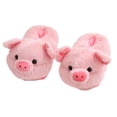 thumbnail image 1 of Pantuflas de Invierno Peludas con Diseño de Cerdito para Mujer YILANLAN Talla 5.5, 1 of 8