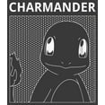 thumbnail image 2 of Boy's Pokemon Charmander Line Art  Graphic Tee Charcoal Heather X Large, 2 of 5