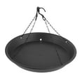 thumbnail image 2 of FashionCha Bird Feeder Birdfeeder Decoration Large Capacity Tray Platform Bird Feeder Birds Black, 2 of 9