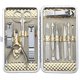 thumbnail image 1 of Manicure Set Professional Nail Clippers Kit Pedicure Care Tools- Stainless Steel Women Grooming Kit 12Pcs for Travel or Home (Gold), 1 of 4