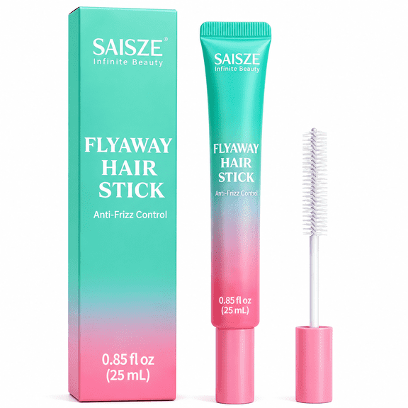 SAISZE Flyaway Hair Gel Stick, Anti-Frizz Hair Taming Gel for Flyaways & Baby Hairs, Non-Sticky Smoothing Finishing Gel, Tame Frizz & Add Shine, 0.85 fl oz (25 mL)