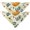 Multi#04, variant on 2 Pack Dog Bandana Fall Maple Leaves Girl Boy Pet Bibs Dog Scarf Kerchief Washable Bandanas Accessories for Small Medium Large Dogs Puppy Cat Pet