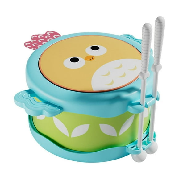 Double Sided Drum Toy Percussion Early Learning Hand Patting Music Starting Drum For Kids Rhythm Exploration