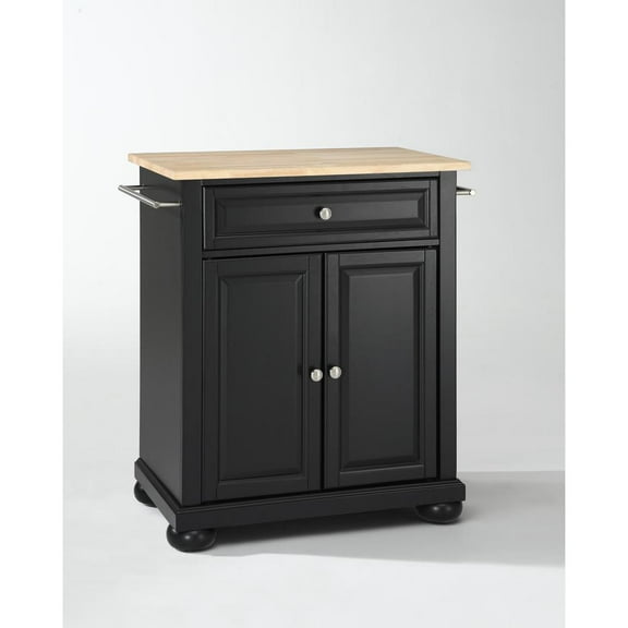 Crosley Furniture Alexandria Wood Top Portable Kitchen Island/Cart