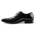 thumbnail image 2 of Vance Mens Cole Lace-up Square Toe Dress Shoe, Widths Available, 2 of 9