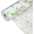 thumbnail image 1 of 1PC Flower Kitchen Cabinet Liner, Shelf Paper Drawer Liner Non-Adhesive Cupboard Liner Anti-Mold Anti-Slip Waterproof Drawer Mat, 1 of 5