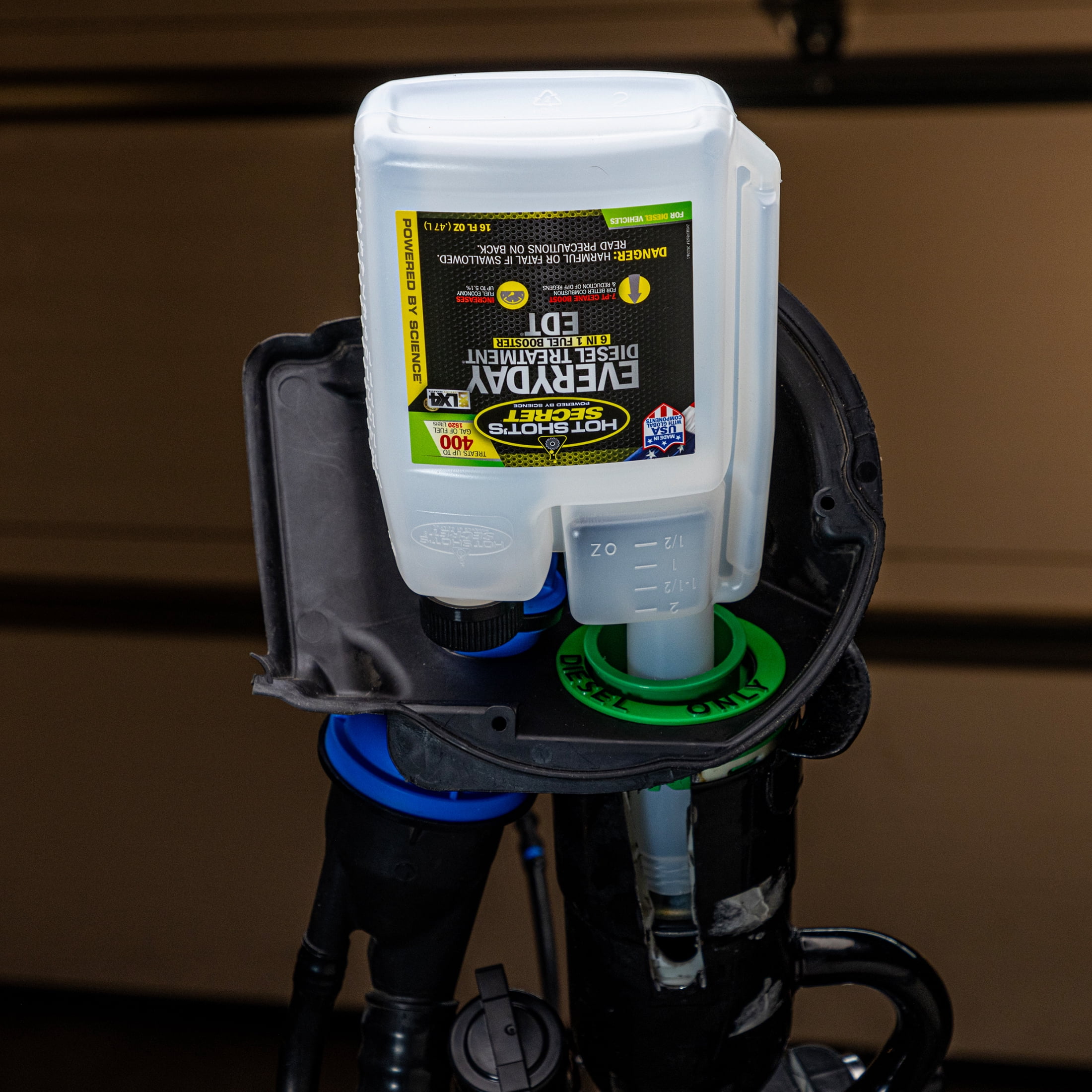(6 pack) Hot Shot's Secret Everyday Diesel Treatment 16 oz. Squeeze Bottle, 6-in-1 Fuel System Cleaner & Cetane Boost.