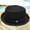 Black, variant on Unisex Mesh Straw Pork Pie Hat Short Rolled Brim Panama Fedora Hat Retro Trilby Jazz Cap Summer Beach Flat Top Boater Sun Cap Wine One Size