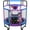Purple, variant on LHX 60" Trampoline for Kids Indoor Outdoor Toddler Trampolines with Enclosure Net, Basketball Hoop, Swing, Adjustable Gymnastics Bar, 5FT 550lbs Capacity Small Round Trampoline Gift for Boys, Girls