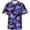 Shirt(379), variant on Men's Short Sleeve Hawaiian Shirt Tropical Print Casual Button Down Aloha Shirt