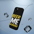 thumbnail image 5 of DistinctInk Tough Case for Apple iPhone 15 PLUS (6.7" Screen), Compatible with MagSafe Charging - Beer Me Woman!, 5 of 6