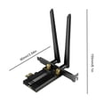 thumbnail image 2 of Tarjeta Adaptador Bluetooth WIFI 7 PCIE Wdftyju Windows 10/11, 2 of 9