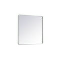 thumbnail image 6 of Soft corner metal rectangular mirror 36x36 inch in White, 6 of 7