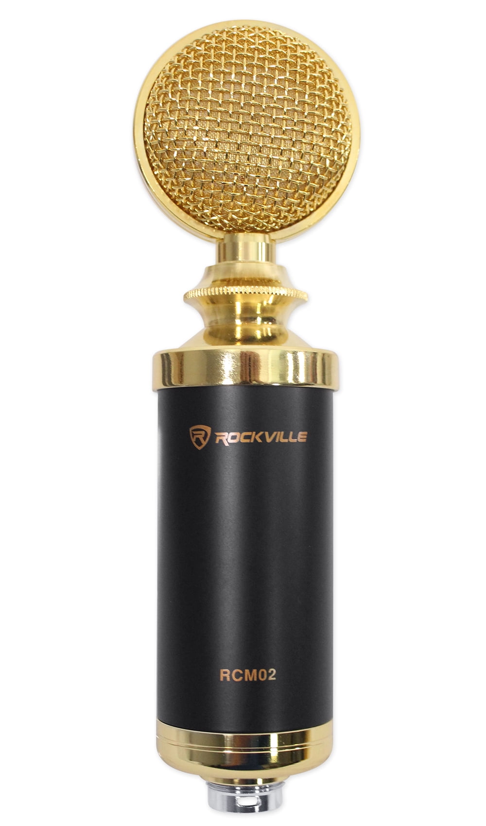Rockville RCM02 Studio Recording Condenser Microphone Mic+Shock Mount+Shield