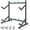Black for 2 Kayaks-2 Layer, variant on Dovov Freestanding Kayak Storage Rack with Wheels, Adjustable Double-Sided Kayak Rack Heavy Duty Kayak Stand Rolling Canoe Stand, Holds 4 Kayaks, 2 Levels