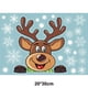 thumbnail image 1 of Pegatinas estáticas para ventana con dibujos de Papá Noel, ciervo, alce, copo de nieve, muñeco de nieve, decoración para fiesta navideña, 1 of 5