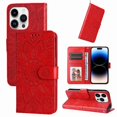 thumbnail image 1 of Funda tipo cartera GANGXUN para iPhone 15 Pro , diseño girasol, cuero PU, soporte, cierre magnético, tarjetero, 1 of 5