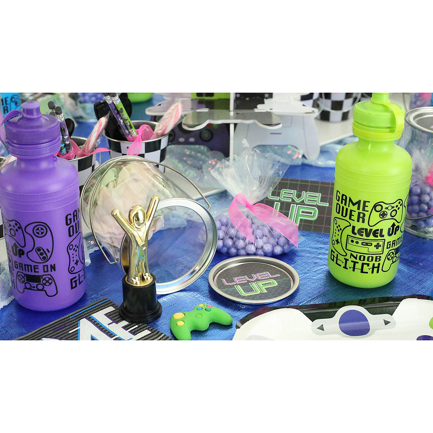 Gamer Water Bottles - 12 Pieces