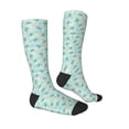 thumbnail image 3 of Balery Sea Turtle Printed Novelty Socks Men's Women's Crew Socks Sports Socks Knee High Socks Cotton Socks Quirky and Cool Socks, 3 of 9