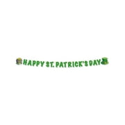 5" x 5' Happy St Patricks Day Streamer Irish Pride Decoration Decal