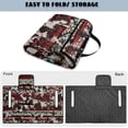 thumbnail image 4 of SEANATIVE Golf Cart Seat Covers with Pockets, Non Slip Golf Cart Seat Cushion Covers Suitable for Summer Winter All-Season, Easy to Install and Clean, Aztec Cow Print Red, 4 of 7