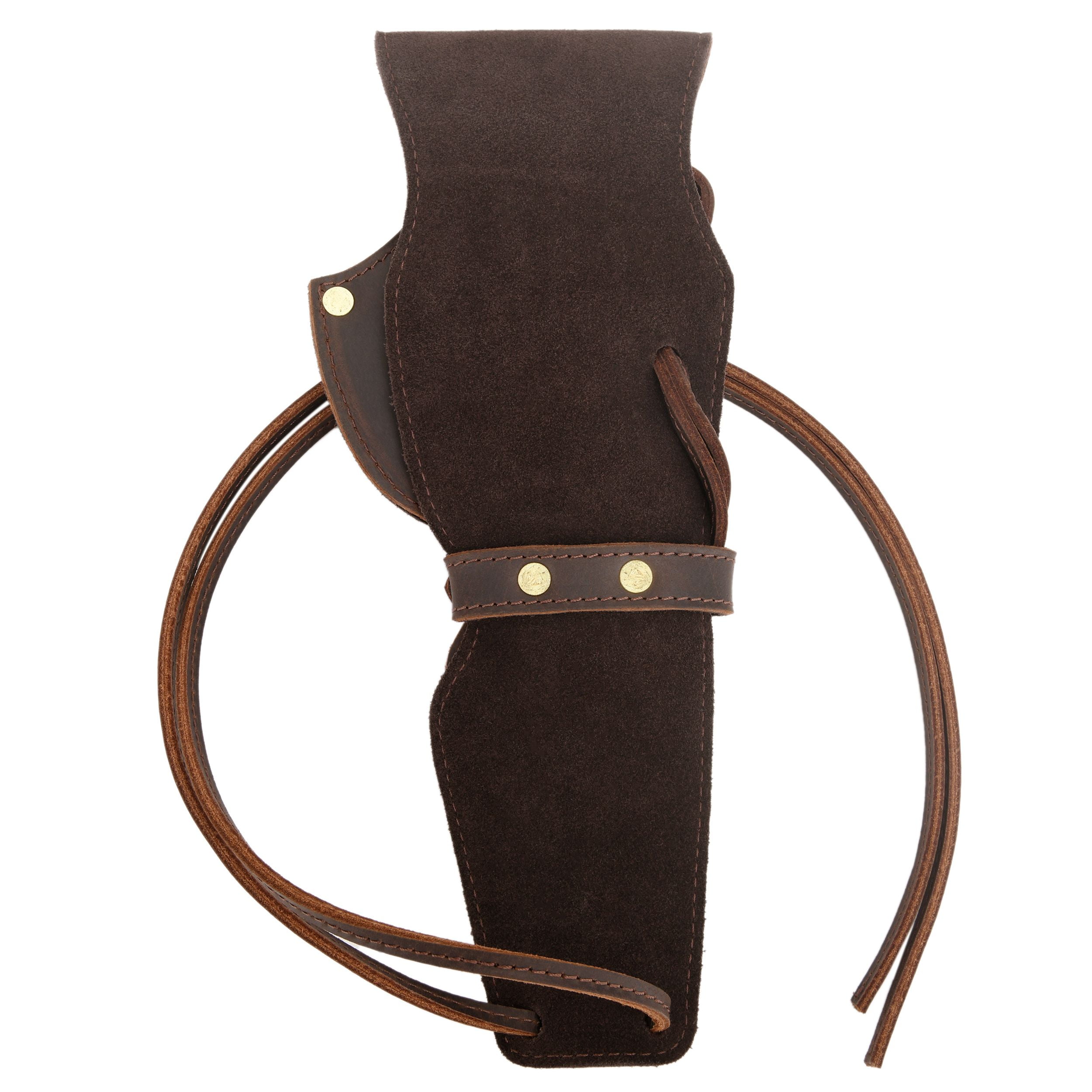 WAYNE'S DOG Handmade Holster Full Leather Western Cowboy Revolver Cover COFFEE