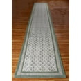 Casavani Hand Block Printed Cotton Dhurrie Green Study Room Carpets ...