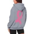 thumbnail image 5 of YEJIMAN Sweatshirt for Women Breast Cancer Awareness Hoodies Ribbon Graphic Full Zip Up Oversized Fleece Jackets Clothes Zip Up Hoodie, 5 of 7